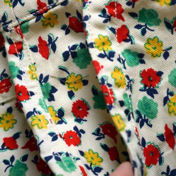 J.Crew Mercantile Floral Button Front Mini Skirt Size 4 - Picture 5 of 12